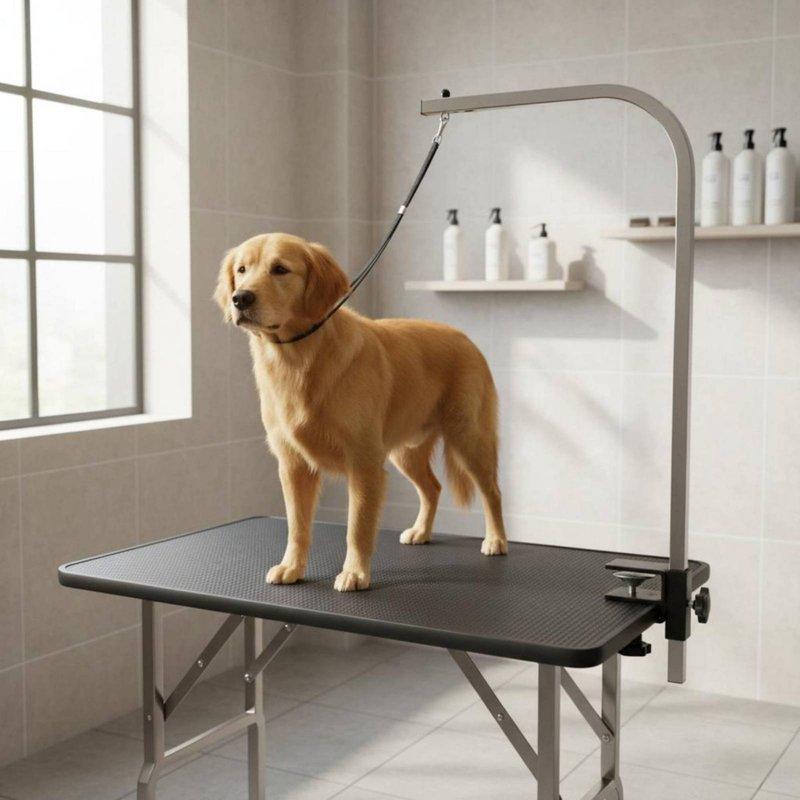 Grooming Table Restraint Anti-Flee Design Pet Grooming Loop No-Sit Haunch Holder Adjustable Rust-Resistant Alloy Buckle