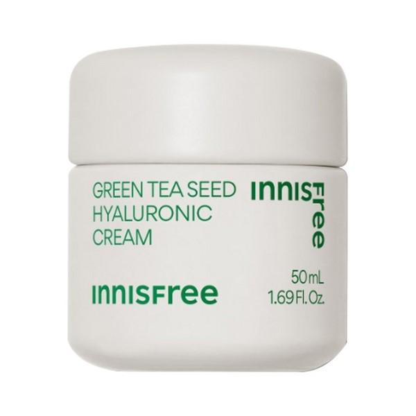 

Innisfree Увлажняющий крем с гиалуроновой кислотой и семенами зеленого чая [Веганская красота], 50 мл