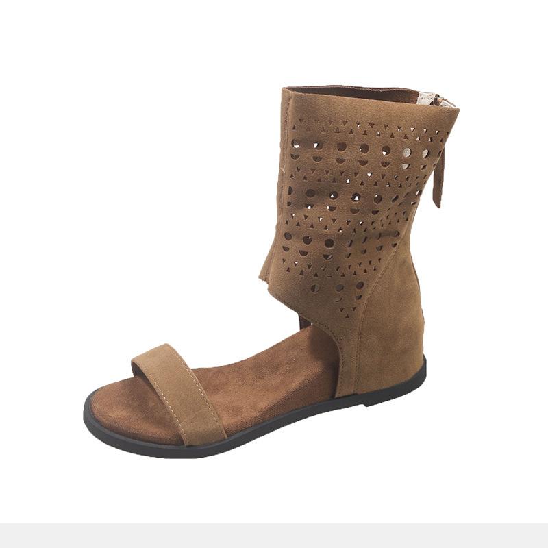 One-word Cool Women's Shoes with High Heels, New Fashion Temperament, Short Tube Cool Women's Shoes, Summer Cool Boots