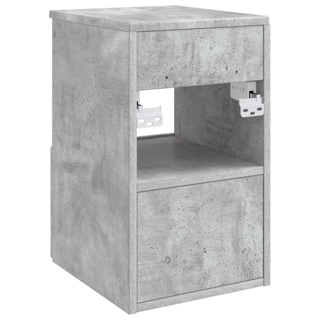 Bathroom Cabinet Concrete Grey 30 x 35 x 50 cm Particleboard