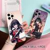 Akame Kurome Clear TPU Mobile Case for iPhone 17 16 15 14 13 12 11 X XR XS Air Pro Max Plus Mini Colorful Cover