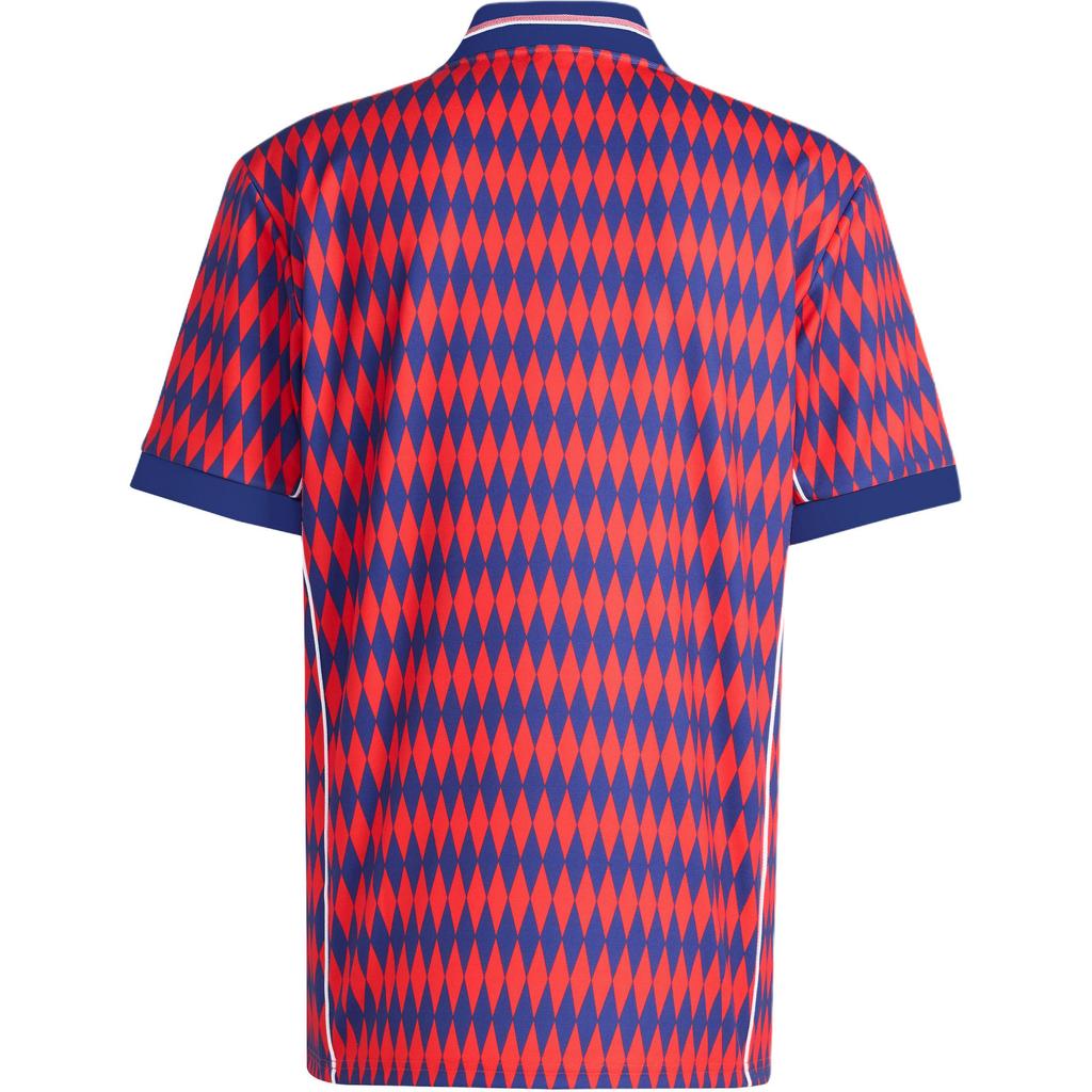 Adidas Originals Lfstlr FW25 FC Bayern Munich Loose Fit V-Neck Short Sleeve Football Shirt Men Tops JM9421