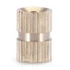 10pcs M6 Brass Cylinder Knurled Round Molded in Insert Embedded Nuts (M6*10L*8.3MM)