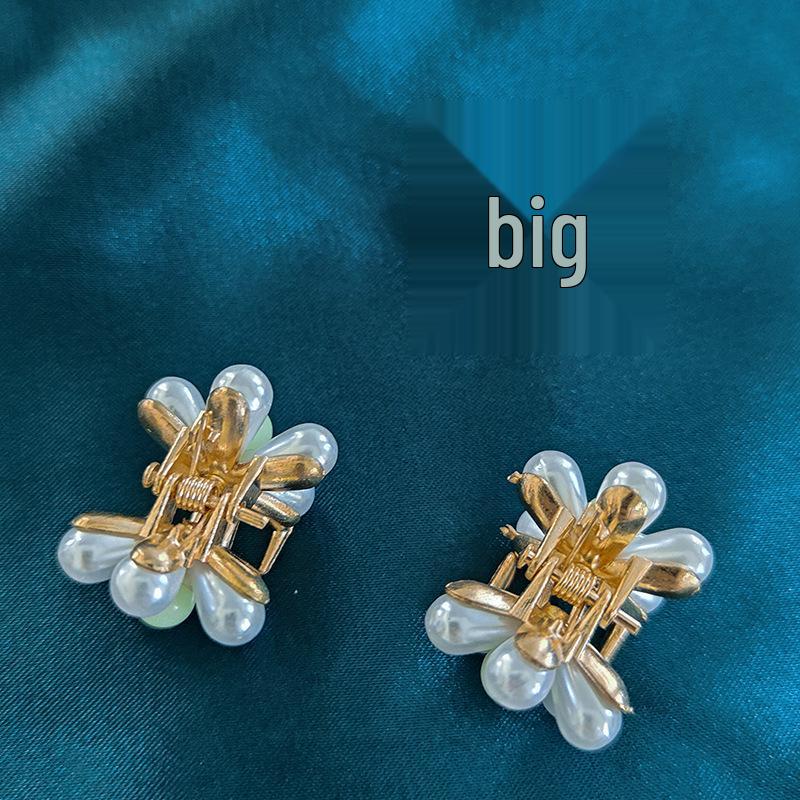 

Luminous Halloween Faux Pearl Flower Hair Clip for Women