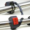 LED Headlight Switch Far Near Three Line Motorcycle Handlebar Switch Button Driving Light Switch Motorbike Switch Button