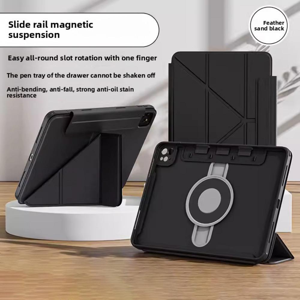 Magnetic Floating Slide for IPad Pro 11 Case Compatible with Air 5 4 Pencil Slot 10th Gen Protective Cover