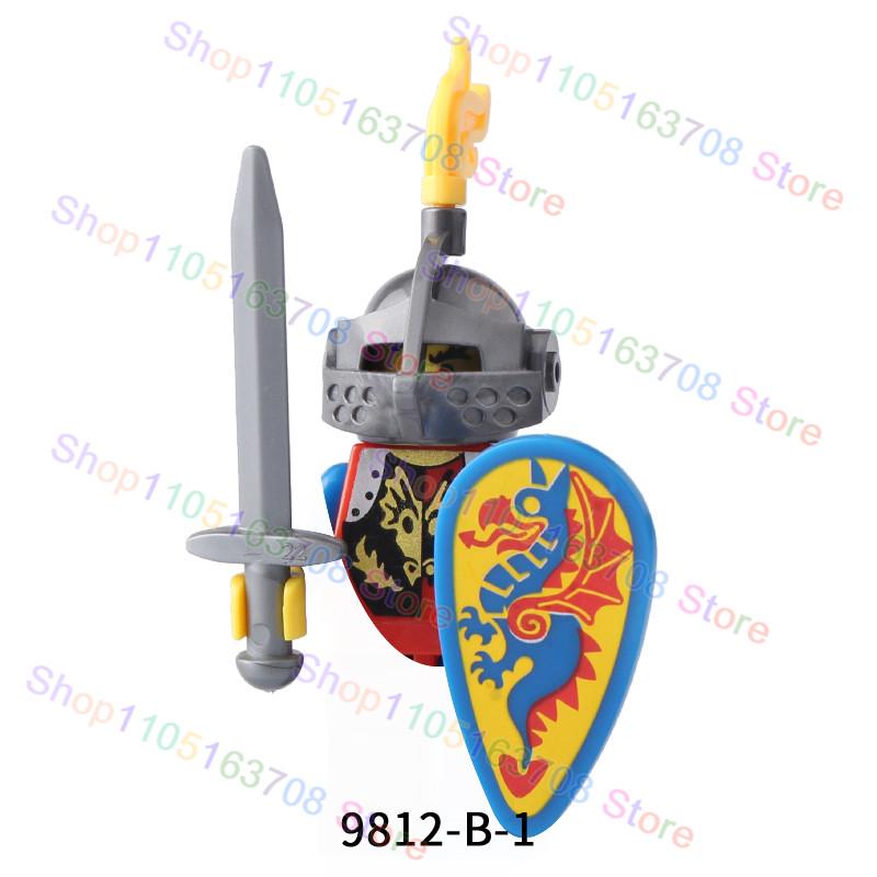 Hochwertige Mittelalterliche Fantasy-Kreatur Hochwertige Ritter Hochwertige Figuren Hochwertiges Gebäude Hochwertige Bausteine Hochwertige Römisches Heer