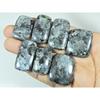 335Cts. Natural Larvikite Octagon Cabochon Loose Gemstone 07 Pcs Lot C-3829