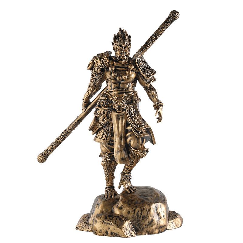 Zwarte Mythologie Sun Wukong Ornament Qi Tian Da Sheng Omringend Spel Model Ornament Woonkamer En Studiekamer Decoraties