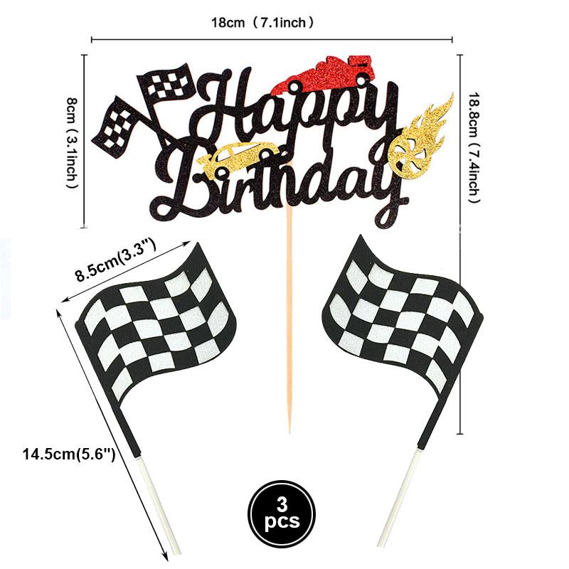Two Fast Theme Disposable Tablecloth Racing Car Birthday Party Supplies Kids 2nd Birthday Party Decorations