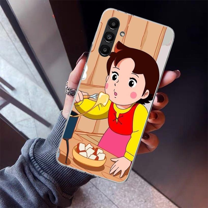 Heidi Cute Cartoon Phone Case For Samsung Galaxy A17 A57 A37 A16 A26 A36 A56 A15 A25 A35 A55 A14 A13 A54 A53 A34 A24 A33 A23 Gal