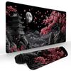 Ancient architecture and cherry blossoms Mouse Pad Desk Mat NonSlip Durable office mouse mat gaming mats with Stitched Edge