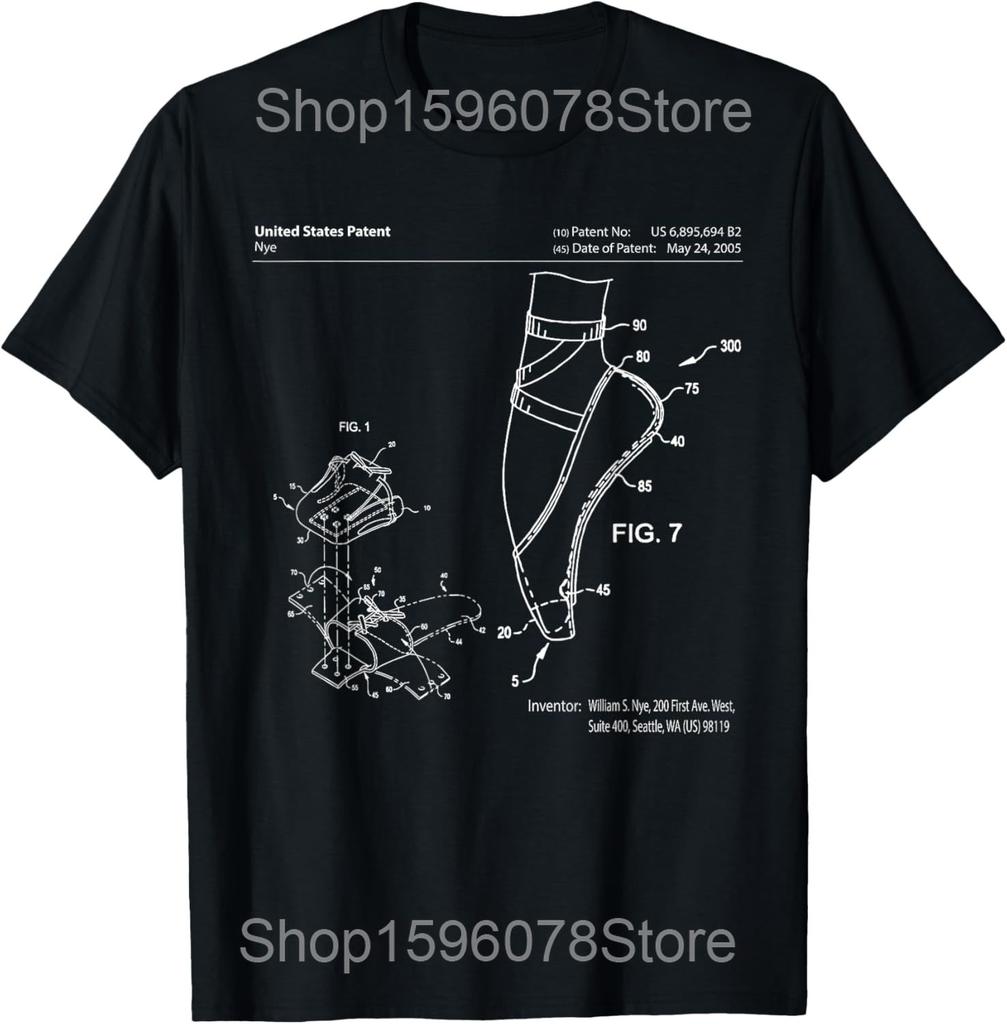 Flicka Älskar Ballerina Balettdans T-shirts Män Humor Streetwear T-shirt Kortärmad Unisex Julklappar Lös Klädsel