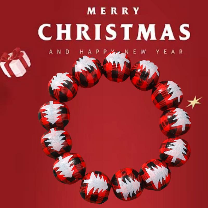 Unique And Stylish Christmas Tree Print Jewelry Set Necklace Bracelet Earrings And