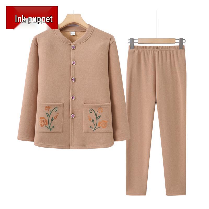 Women's Thickened Thermal Underwear Set for Seniors