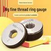 Metric External Thread Go/No-Go Ring Gauge, Fine Pitch, Sizes 18m-30m