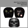 Head Rest Cover For Car 2 Piece Ice Silk Funny Cartoon Car Headrest Covers Automotive Seat Protector For Sedan Suv Truck Vehicle