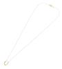D Collection 18K Yellow Gold Horseshoe DN18943BYG Necklace, 40cm,