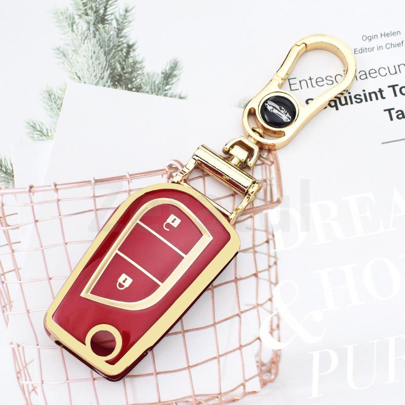 Tpu Car Key Cover Case Shell Fob For Toyota Auris Corolla Avensis Verso Yaris Aygo Scion Tc Im Camry Rav4 Forturner Hilux