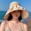 Kadınlar İçin Yeni Geniş Kenarlı Boş Üst Şapka Yaz Güneş Şapkası Yüz UV Güneş Korumalı Şapka UV Güneş Korumalı Balıkçı Güneş Şapkası