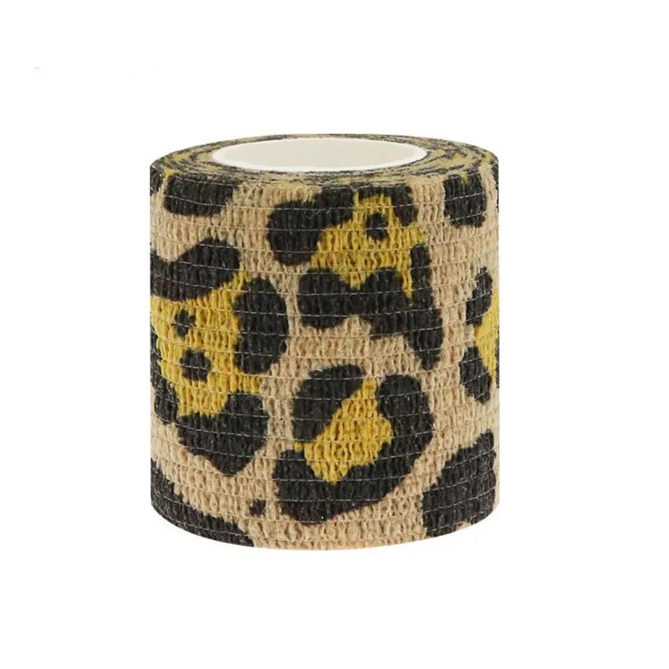 

4.5M Colorful Sport Wrap Tape For Finger Joint Knee Printed Self Adhesive Elastic Bandage First Aid Medical 5cmX4.5m