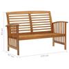 VidaXL Garden Furniture 3 Pcs Solid Acacia Wood