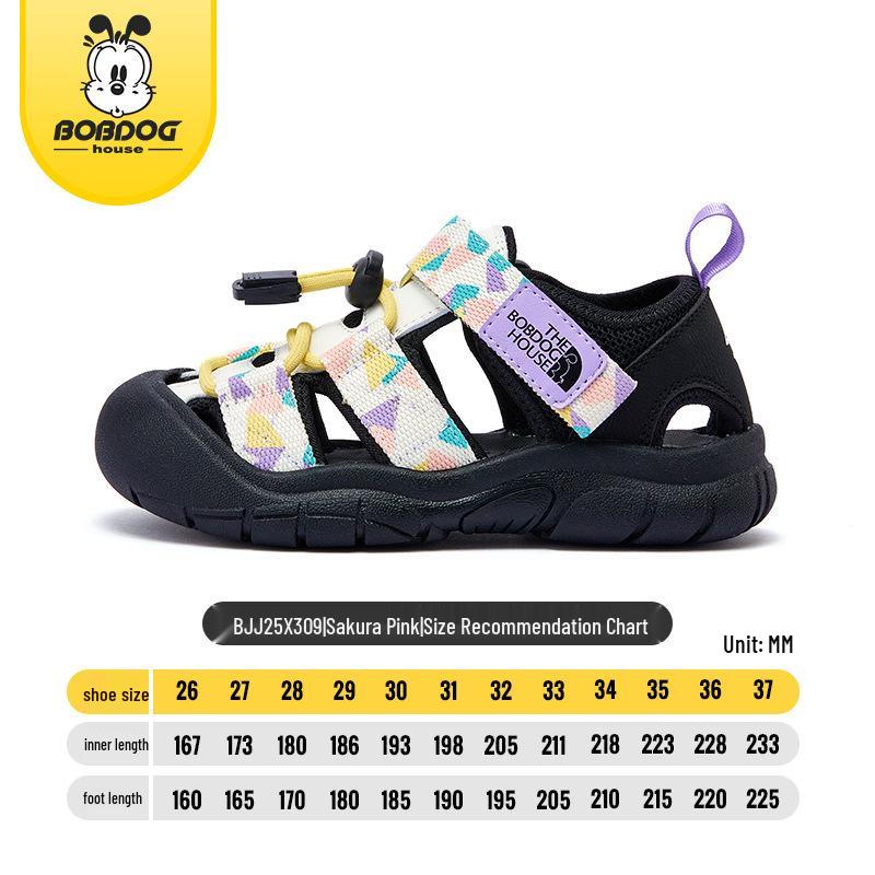 

Babu Dou Kids Breathable Closed-Toe Beach Sandals - Summer 2025 Collection for Boys & Girls Size 33, Insole 21.1 cm