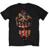Men's Marilyn Manson Crown Slim Fit T-shirt Small Black