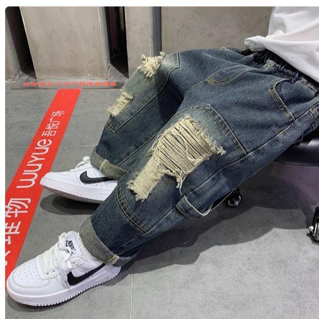 

Трендовая кожаная куртка для мальчиков 2025 - Весенне-осенний ретро-стиль 140