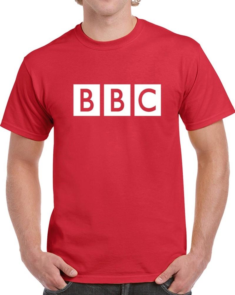

Футболка с логотипом BBC News Футболка Британской вещательной корпорации Унисекс футболка XXXL