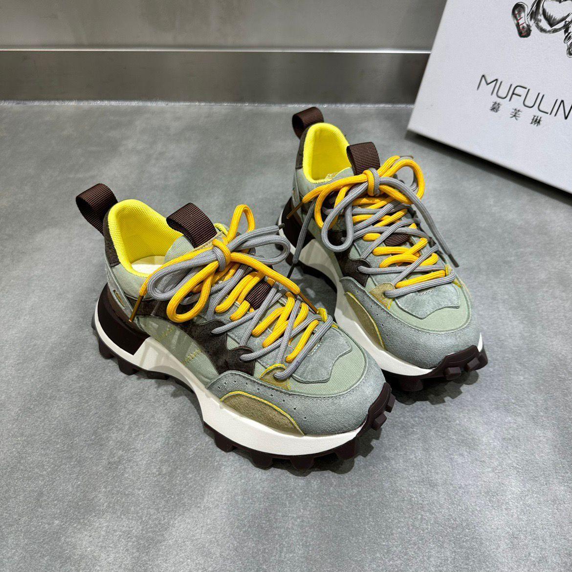 

Forrest Gump shoes women s 2025 spring and autumn new Korean version of Internet celebrity tide with platform color matching student leisure sports da 40