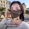 Women's Windproof & Coldproof Warm Mask - Autumn/Winter, Small Face Design, Eye Corner Protection, New Anti-UV Style.