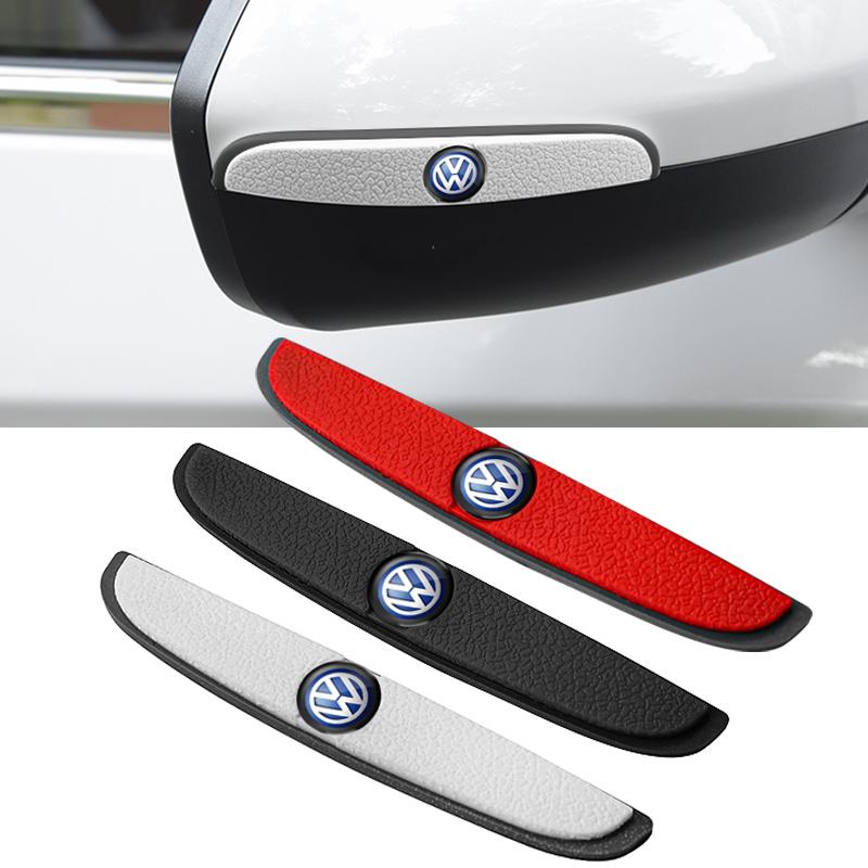 4Pcs Rubber Anti Collision Strip Car Body Protector Stickers For Volkswagen VW Golf Phaeton Polo Arteon Jetta ID3 T-Cross Passat