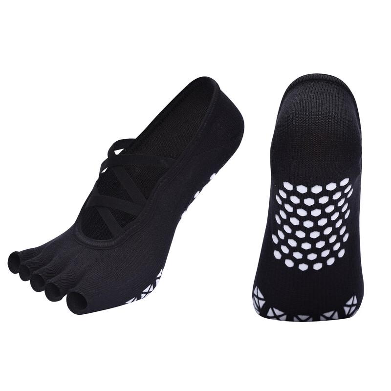 Women s Cross-Strap Half-Toe Non-Slip Yoga Socks 35-40
