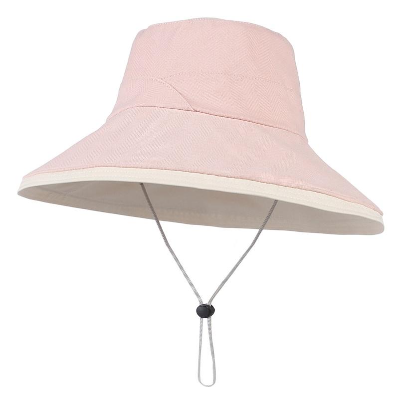 Anti-UV Wide Brim Bucket Sun Hat 