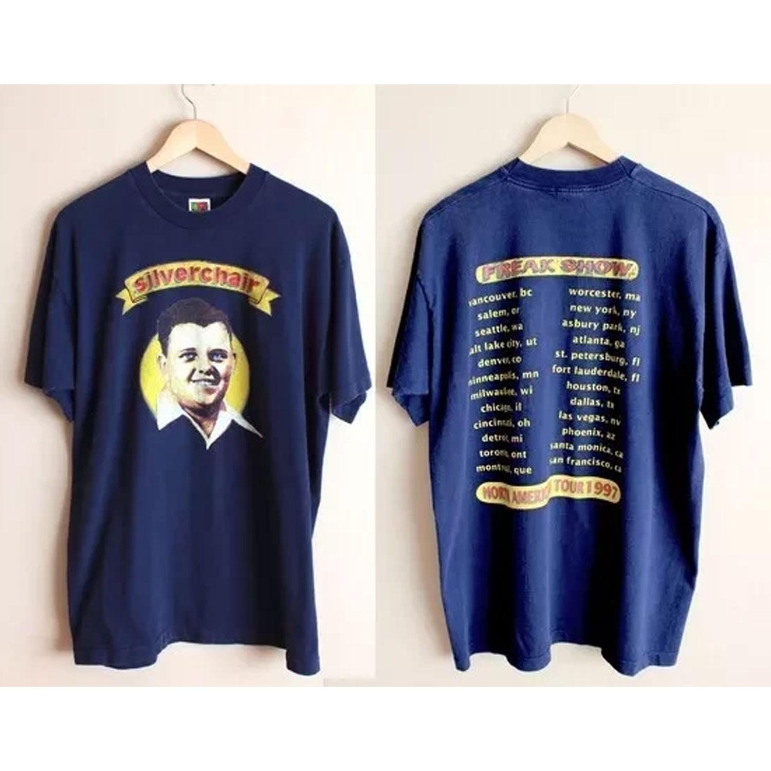 1997 Silverchair Freak Show North American Tour T Shirt Full Size Unisex T-Shirt XL