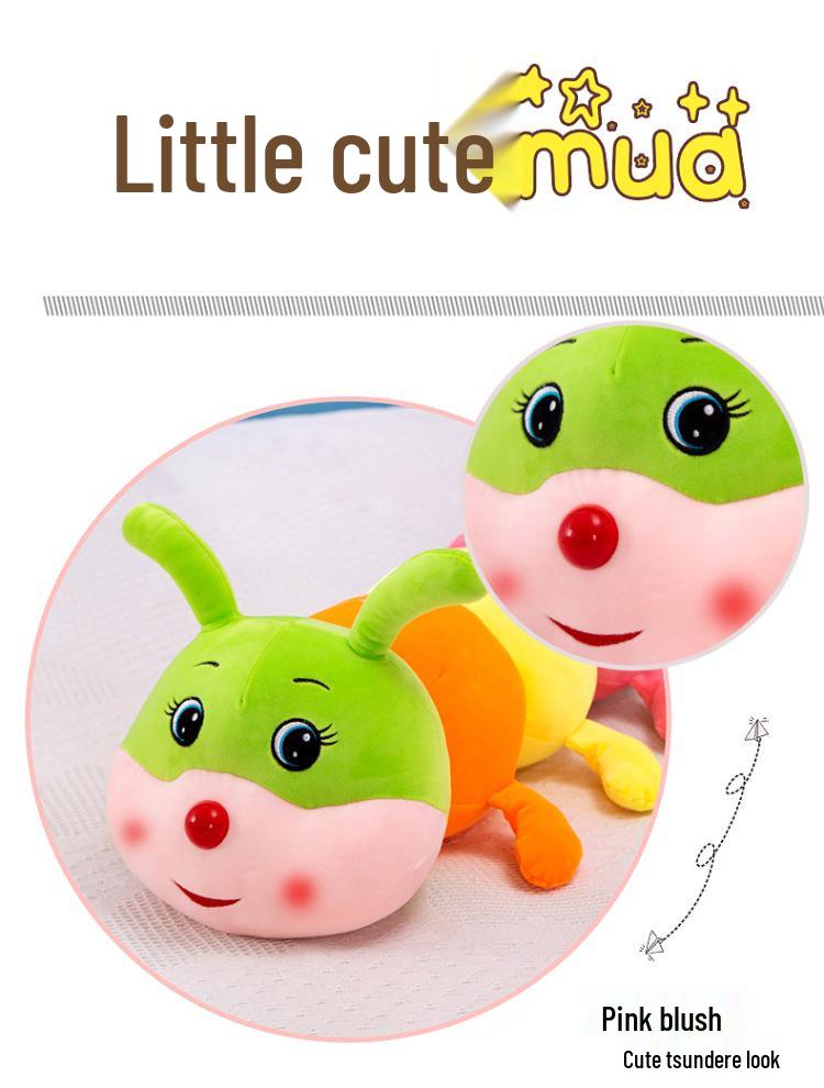 Colorful Caterpillar Plush Toy: Cartoon Centipede Pillow for Kids