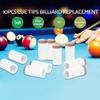 10pcs Billiards Snooker Pool Cue Pole Tip Replacement Parts Tackle Accessory (11mm)
