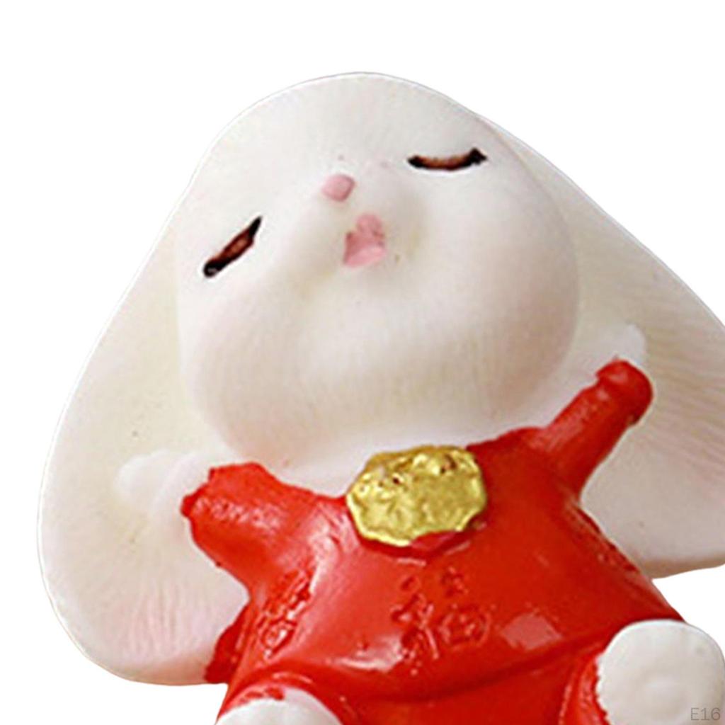 Statue Desktop Ornament Landscape Sculpture for Spring Festival Decor Birthday Gift
