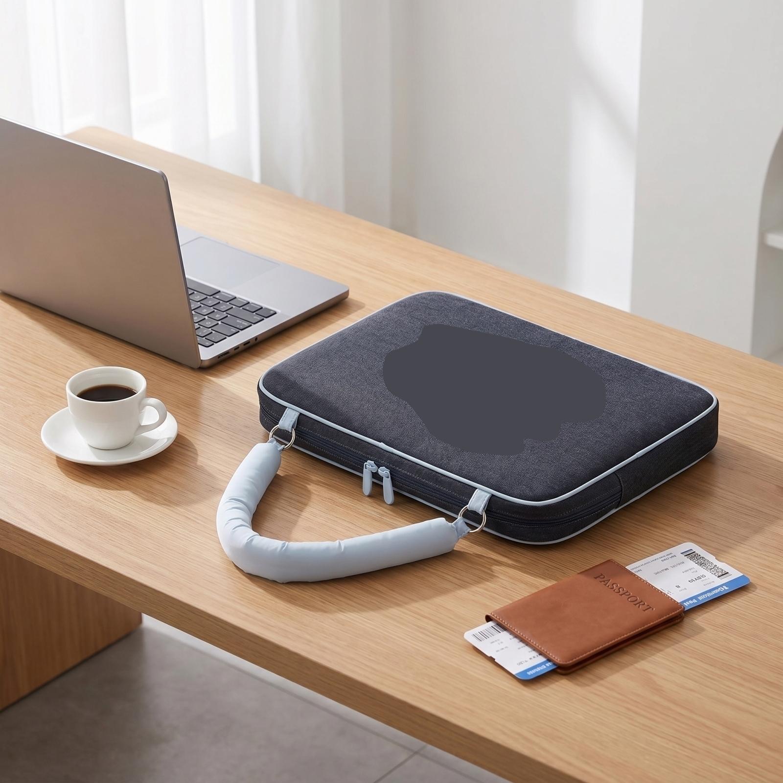 

14 Inch Laptop Bag Protective Sleeve Carrying Case with Handle Lightweight Durable Material for Notebook Computer Storage and Transport one size Темно-синій