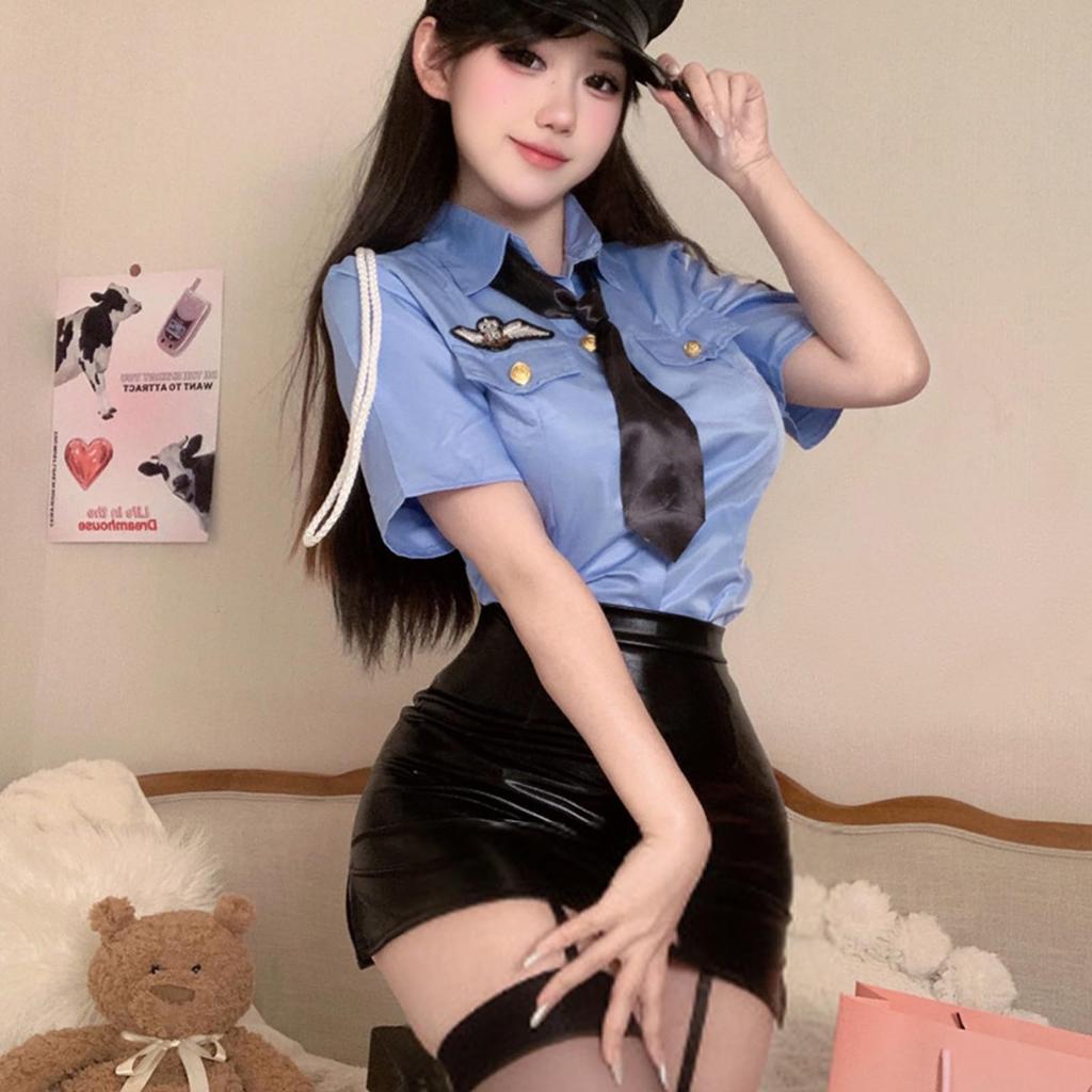 Police Cosplay Costume Police Christmas Halloween Costume Police Officer Female Police Officer Game Adult Costume Cute Halloween Costume Sexy Photo