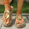 Fashion Women Fashion Slippers 2025 New Beach Slippers Slip on Flat Flip Flops Luxury Flat Sandals Casual Designer Shoes Slides Women