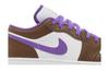 Kids' Sneakers Nike Jordan 1 Low Purple Mocha (GS) Palomino/Wild Berry-White