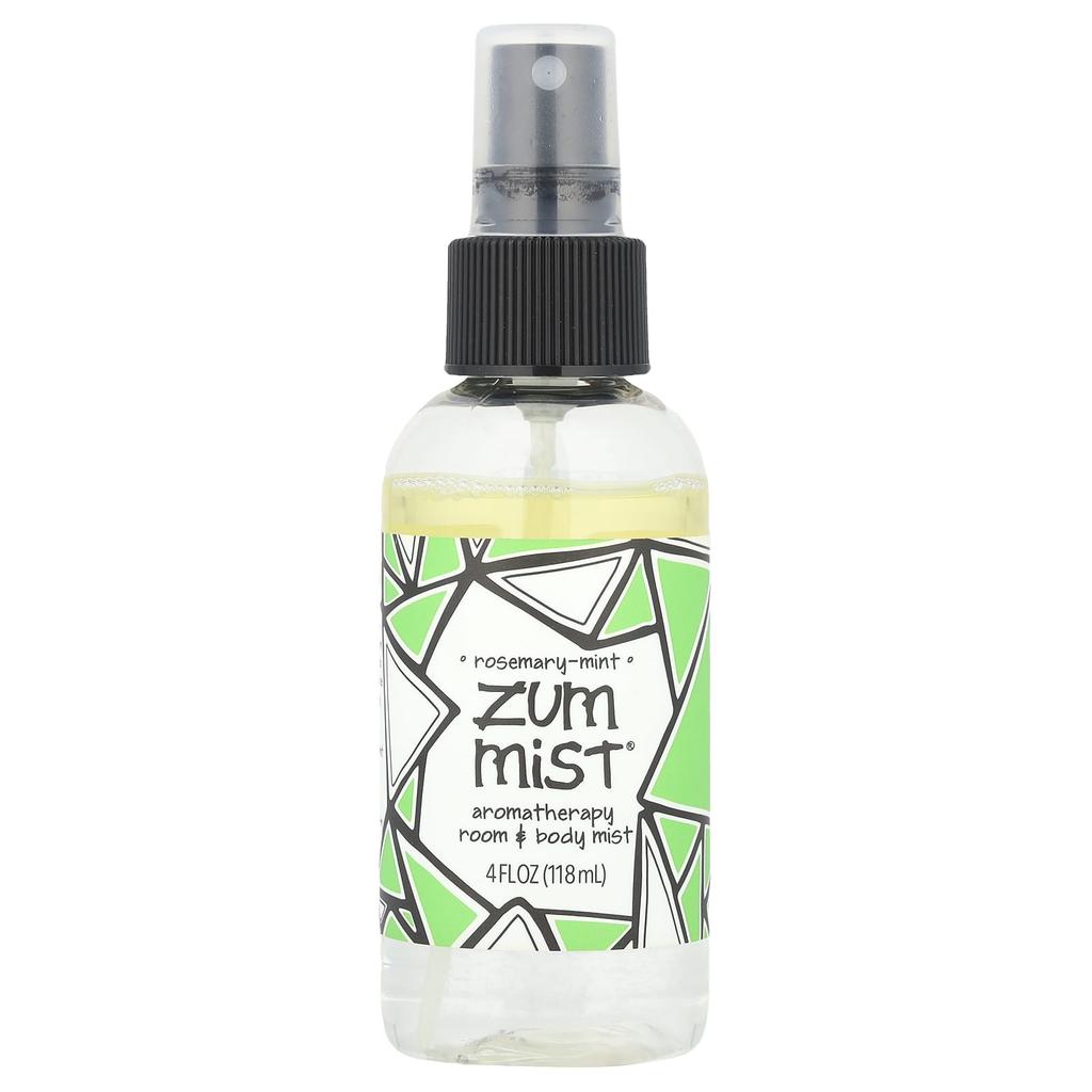 ZUM Mist®, Aromatherapy Room & Body Mist, Rosemary-Mint, 118 Ml (4 Fl Oz)