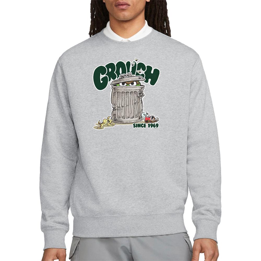 Sesame Street Unisex Adult Since 1969 Oscar The Grouch Sweatshirt