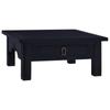 Day and Night - Day and Night Solid Wood Coffee Table Mahogany Light Black Coffee 68x68x30 Cm