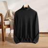 Men's 100% Pure Cashmere High-Neck Sweater - Autumn/Winter White Knit Base Layer