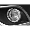 For Mitsubishi Outlander Sport 2016-2019 Chrome Front Bumper Fog Light Lamp Trim