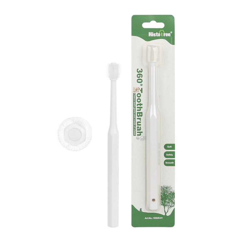360° Pet Toothbrush for Cats & Dogs: Oral Cleaning Supplies