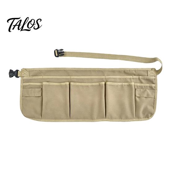 Professional Work Belt for Men Tool Bag with 12 Pockets, Waterproof Adjustable Apron Waist Carpenter Electrician, Heavy Duty Organizer Construction